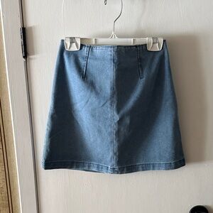 Forever 21 Classic Blue Mini Skirt